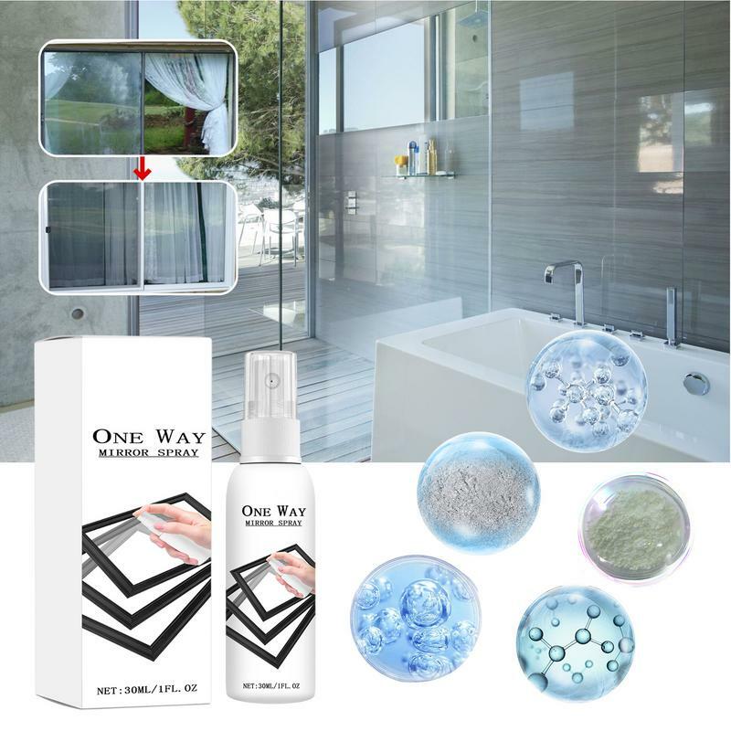 Limpiador de cristales de ventana, espray líquido de limpieza multifuncional para el hogar, limpieza profunda, 30ml