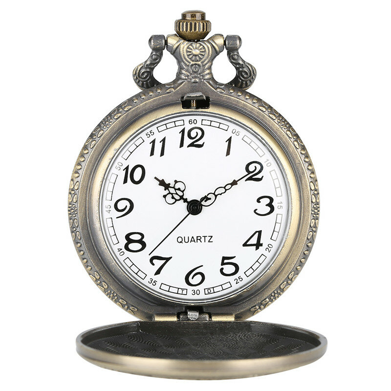Steampunk – montre de poche à Quartz pour hommes et femmes, style Antique 3D, roi singe, pull, chaîne, horloge, chiffres arabes, cadran, Vintage, cadeau