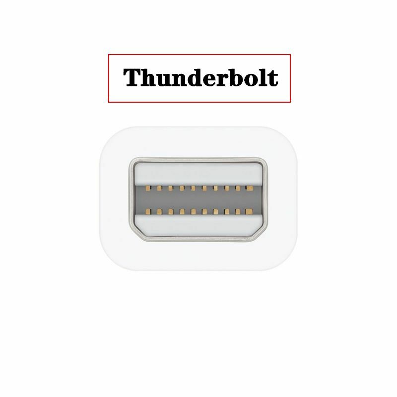 Adaptador Thunderbolt para FireWire 800, Adequado para computadores Mac, Compatível com portas Thunderbolt, Apple to Fire, 1394B
