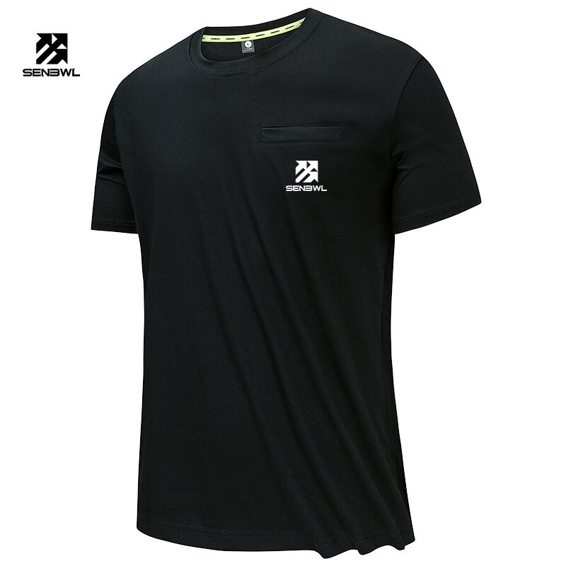 Мужская/Женская футболка SENBWL, свободная дышащая футболка для активного отдыха, походов, альпинизма, бега, фитнеса, спорта, 2024