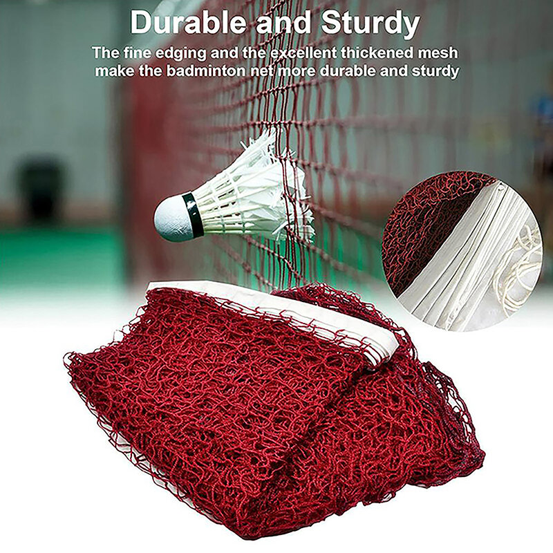 Portable Badminton Net Sports Practice Recreation Fitness Activities Competition With Standard Ball Net