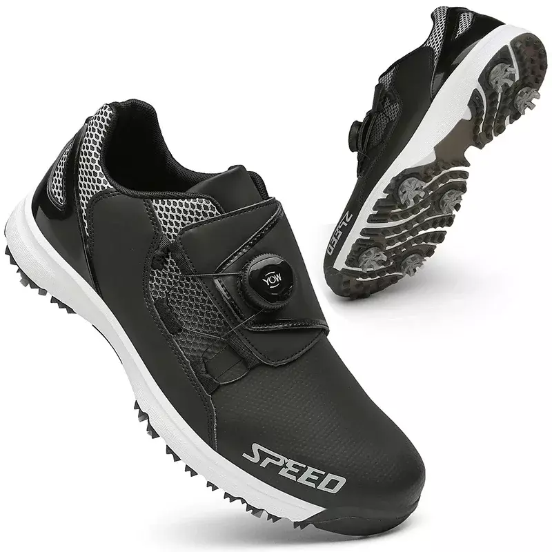 Sapatos de golfe confortáveis para homens, tênis de golfe, calçados, tamanho 36-47, novo