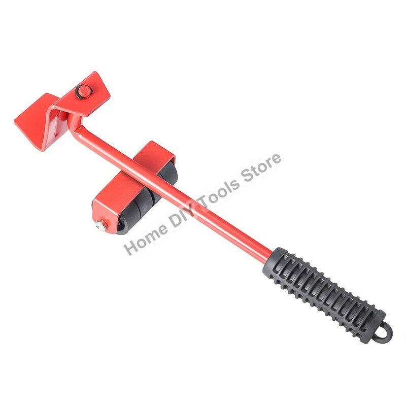 5 Pcs Set Dropshipping Furniture Mover Set Furniture Mover Tool Transport Lifter Heavy Stuffs Moving Wheel Roller Bar Hand Tools