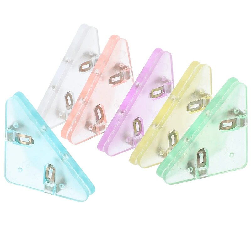 6 Pcs Triangle Clip Small Picture Clips Small Small Picture Clamps Party Practical Student