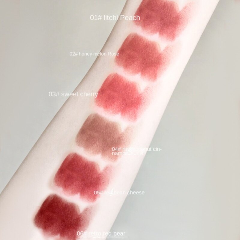 Velvet Matte Lip Glaze Lip Care Moisturizing Longlasting Non-Stick Cup Lipstick Whitening Natural Air Lip Mud Makeup Cosmetic