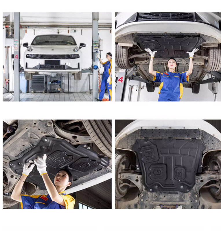 สำหรับ Lincoln Nautilus 2019 2020 2021 2022 2023แชสซีที่บังเครื่องยนต์แผ่นป้องกันด้านล่างกระเด็นอุปกรณ์เสริมรถยนต์ฝาครอบ