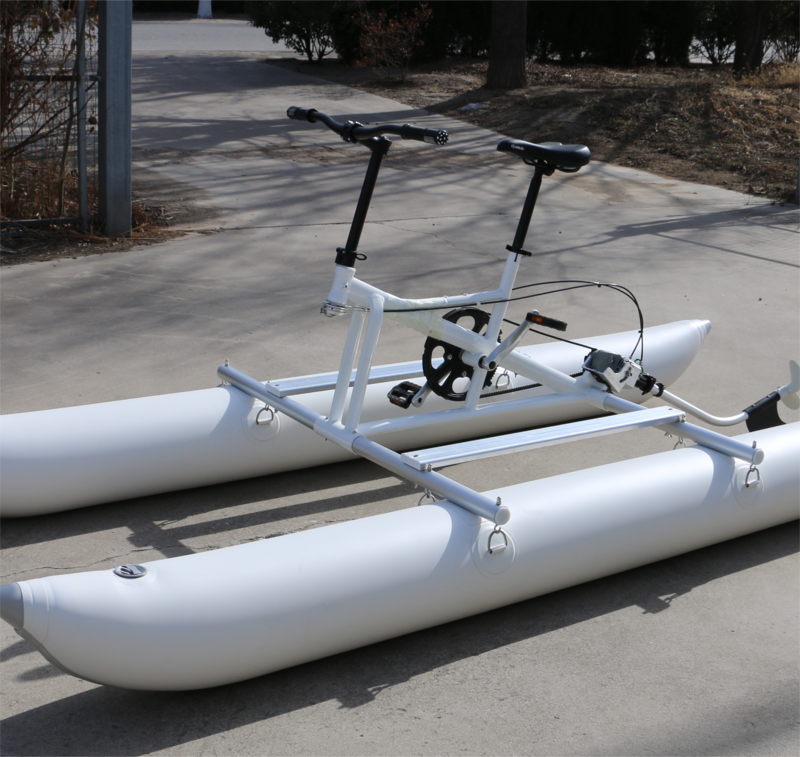 Bicicleta leve da água da liga do alumínio, Pontão redondo dobro inflável, Velocidade resistente do controlador do vento estável, Novo