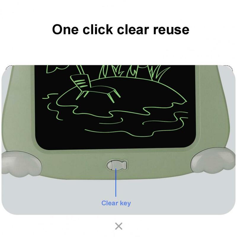 لوحة الكتابة خفيفة الوزن خالية من الحبر شاشة LCD الأطفال الإلكترونية لوحة الرسم ملحق المنزل