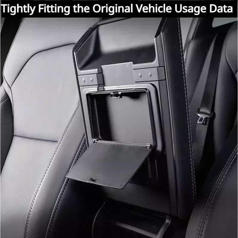 Caja de almacenamiento oculta para Tesla Model 3 + Highland 2024, reposabrazos con prensa de succión magnética, almacenamiento de privacidad, accesorios interiores