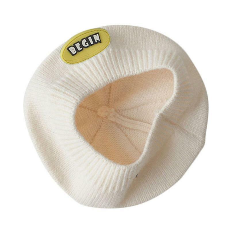 Детская зимняя шапка, мягкая теплая вязаная зимняя облегающая шапка для маленьких девочек, милые вязаные теплые шапки для малышей до 2 лет