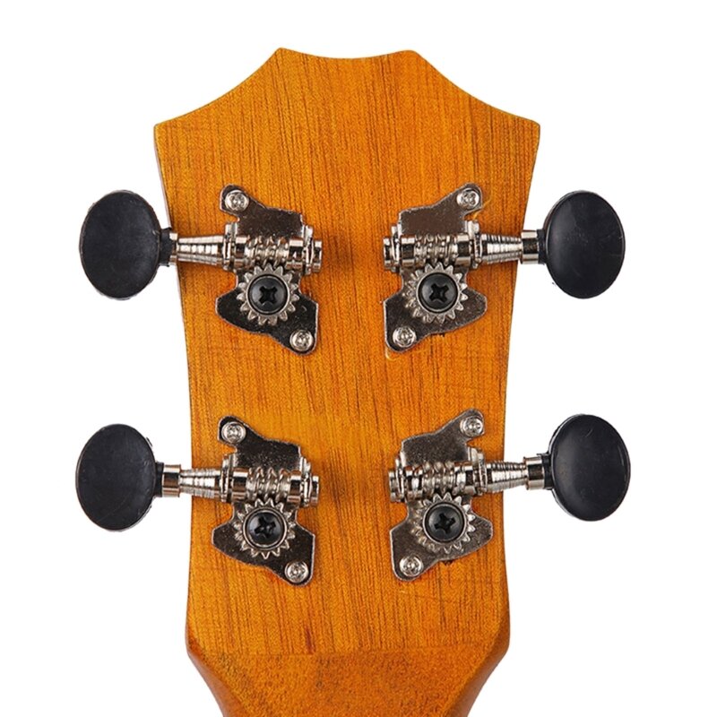 Ukulele 2L2R Tuning Peg Machine Head Tuners with Mounting Screws Durable Button Open Gear Tuners Ukulele DIY Parts