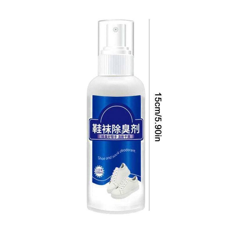 Spray Desodorante Herbal Shoe, Artefato de Remoção de Odor, Atletas Foot Spray, Cozinha e Banheiro, Eliminador de Cheiros, 100ml