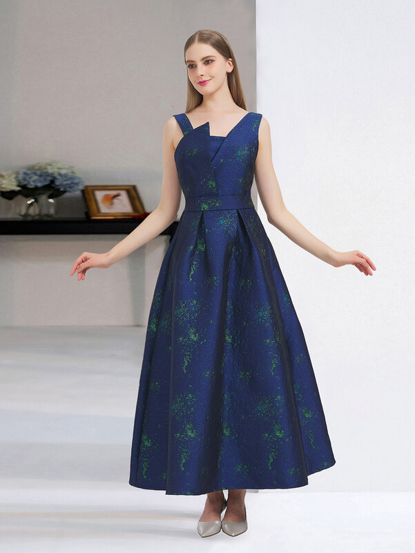 Heavy Industry Women Elegant Long Maxi Dress Floral Jacquard Dress New Spring Summer Evening Party Dresses Vintage Girl Vestidos