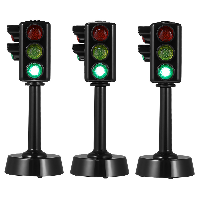 NUOBESTY-لعبة نموذج إشارة المرور للأطفال ، مصباح إشارات المرور ، التعليم المبكر ، اللعب