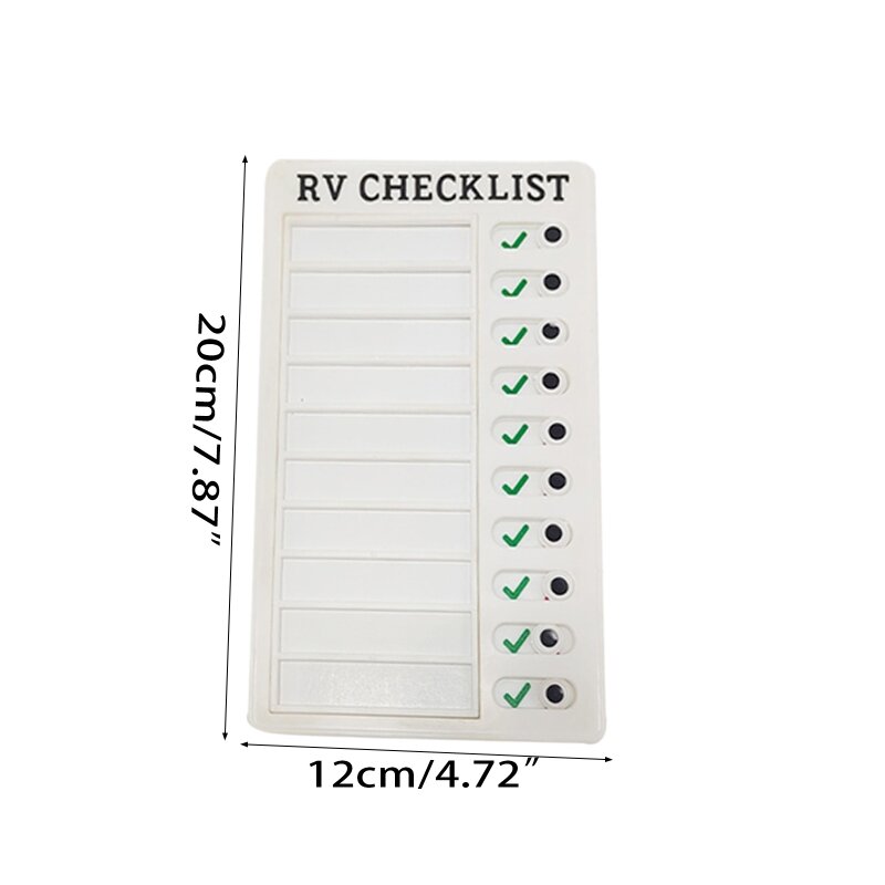 Adjustable Wall Hanging Daily Checklist Board for Ideal for Home Elder Daily Car