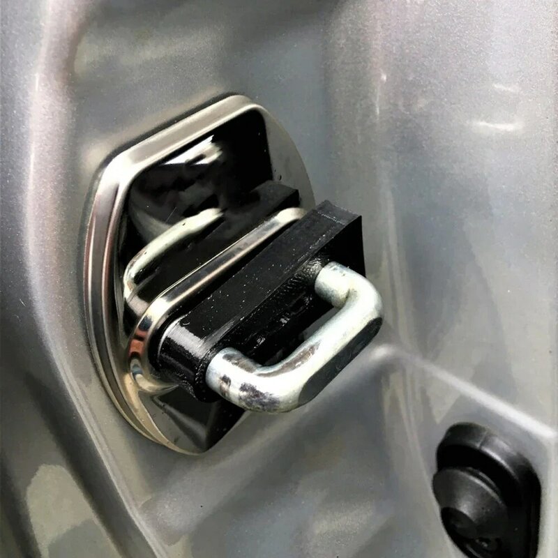 Amortiguador de bloqueo de puerta para coche, accesorio de amortiguación de sonido para BMW y Toyota, cubierta protectora