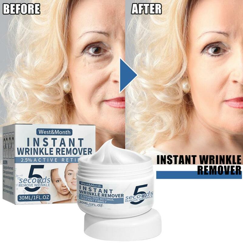 5 segundos rugas removedor instantâneo firmemente anti envelhecimento hidratante remover fineline rosto creme beleza cuidados com a pele 40g