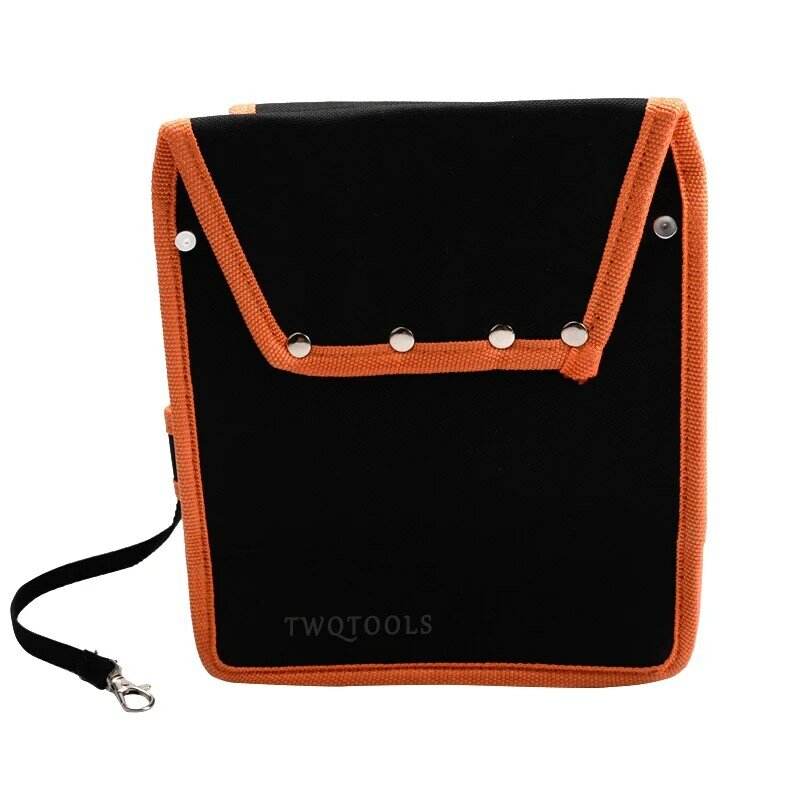Taschen-Werkzeugtasche, 2 Taschen und 7 Zangenschlaufen, robuster Oxford-Taillen-Werkzeugtaschengürtel für Elektriker und Schreiner