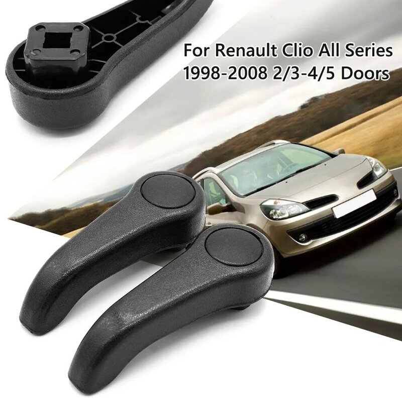 1/2 Sets Adjustable Seat Lever Replacement Pull Seat Handle Portable Car Ornaments for Renault Clio Mk2 Twingo Auto Accessories
