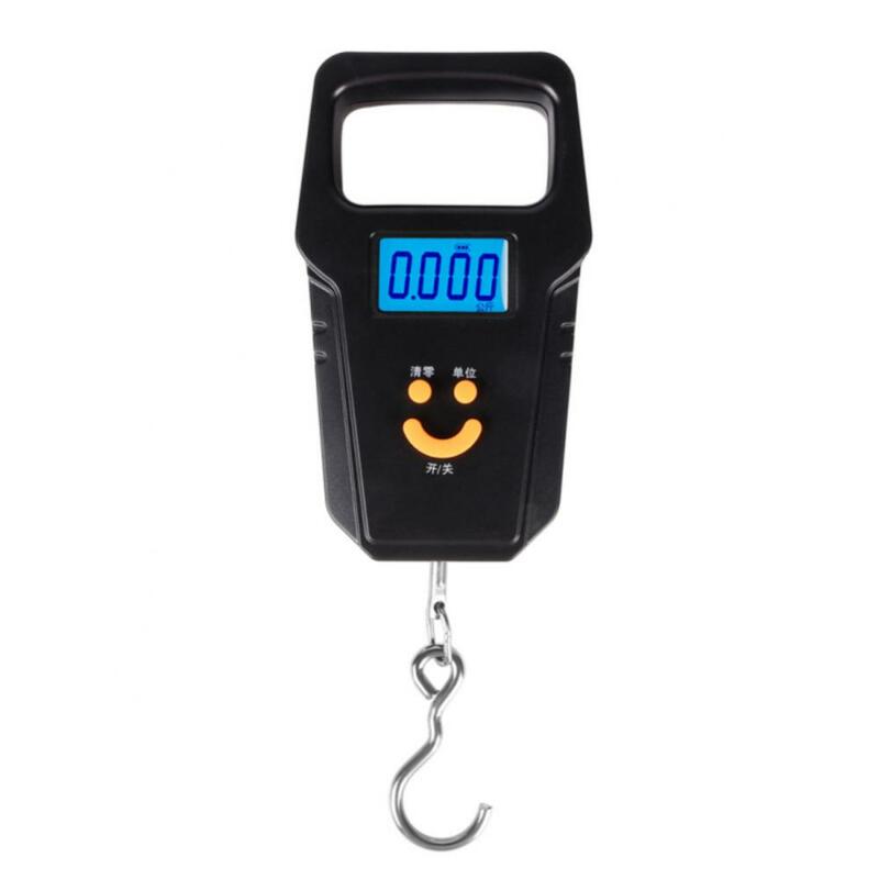 Electronic 50Kg 10g Hanging Scale LCD Kitchen Digital Scale BackLight Fishing Weights Pocket Scale Travel Luggage Scales