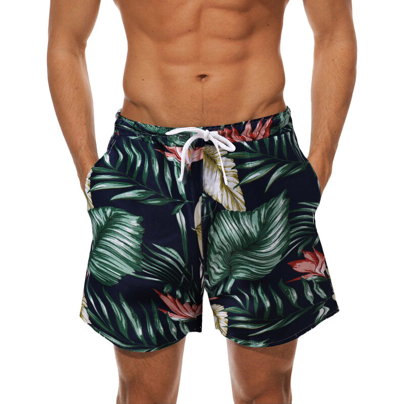 กางเกงว่ายน้ำแบบย้อนยุคสำหรับผู้ชายกางเกงชายหาดกางเกงว่ายน้ำเซิร์ฟบอร์ดแห้งเร็วกางเกงชายหาด