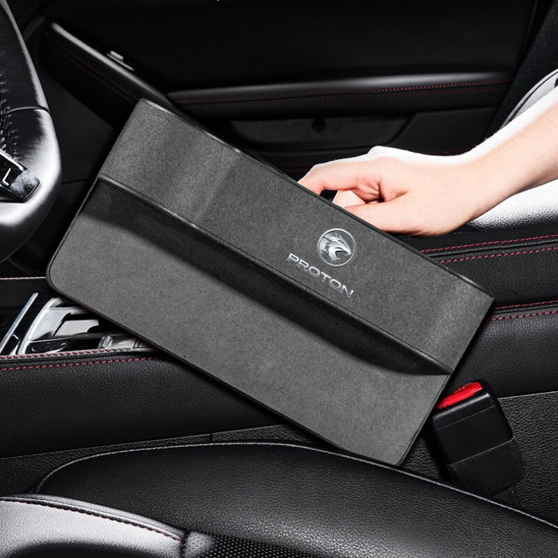 Car Seat Crevice Gaps Storage Box Seat Organizer Gap Slit Filler Holder For Proton X50 X70 X90 Saga Persona S50 Auto Accessories