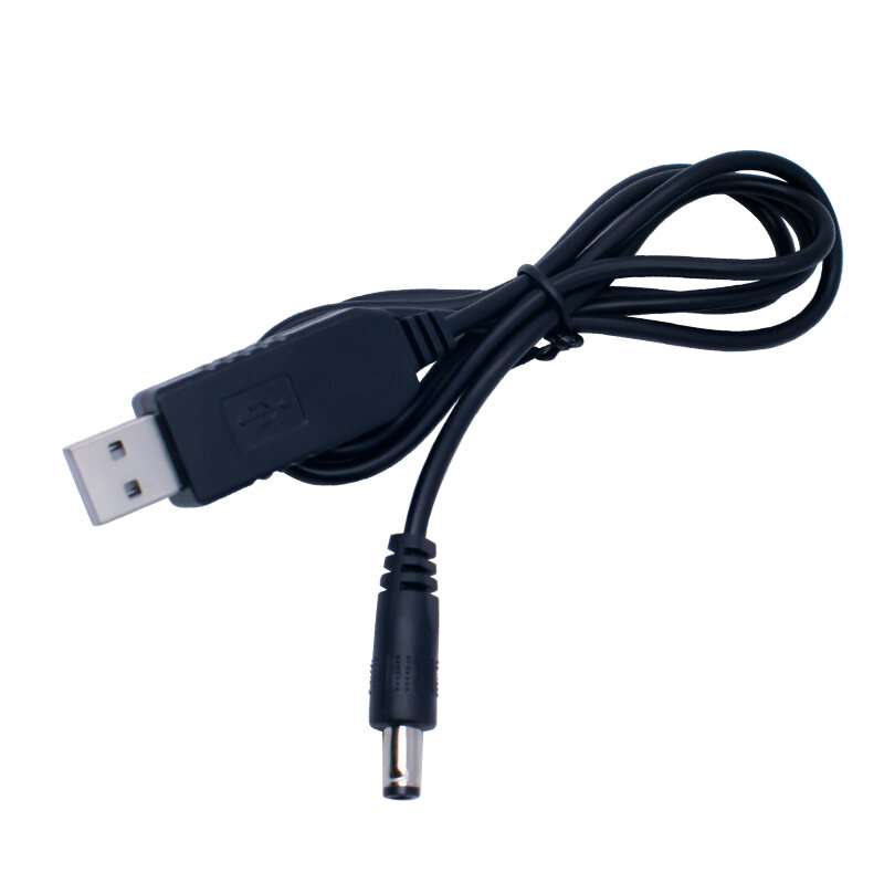 Cable adaptador de alimentación USB, convertidor de conector macho de 2,1x5,5mm, 5V a 5V, 9V, 12V