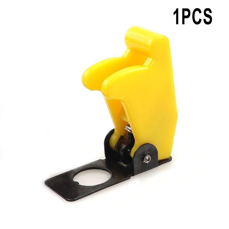 Illuminated LED Toggle Switch Cover Protective Cover 12V Car Dashboard With Missile Flick Cover For On/off Switches