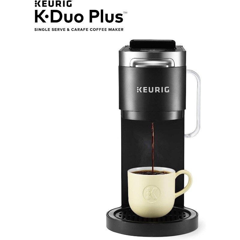 Keurig®K-duo plus™Single Serve & Karaffe Kaffee maschine & K-Supreme plus Single Serve K-Cup Pod Kaffee machen