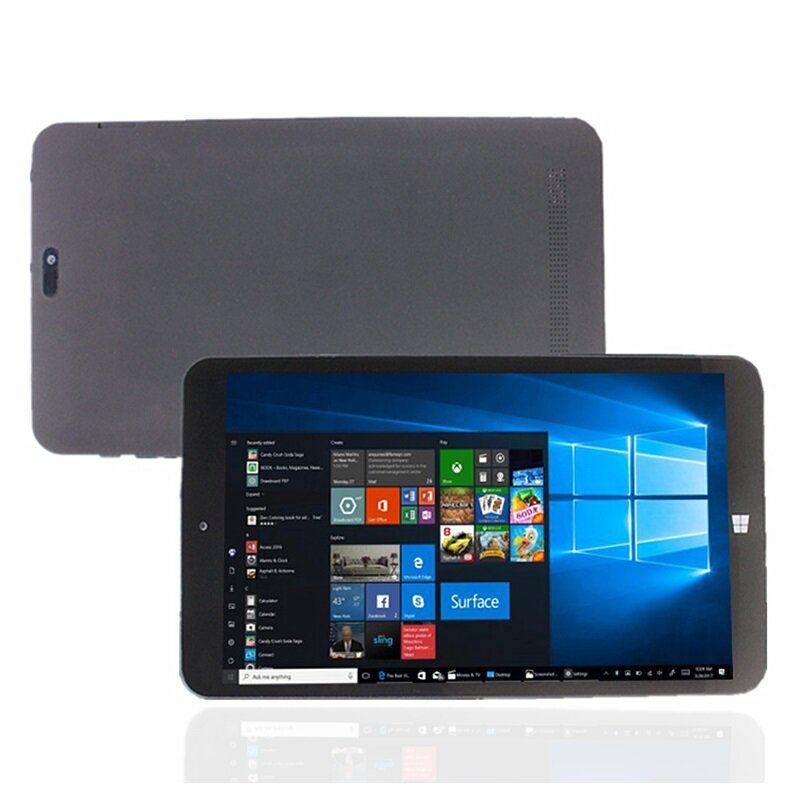 8 polegadas plus tablet pc, windows 10, 1920x1200 ips, quad core, 4gb de ram, 64gb rom, 64 bits, adaptador otg gratuito, presente, câmera dupla