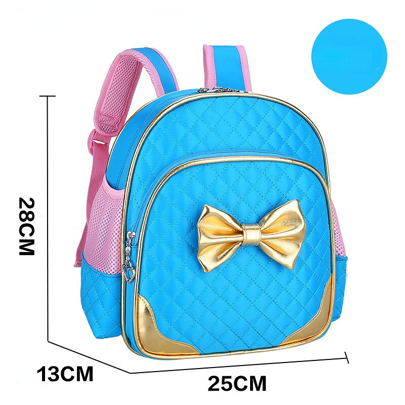 Kindergarten School Bag Bow Light Breathable Women's Children's Backpack Cartoon Fashion Cute Princess Student Boy School Bag
