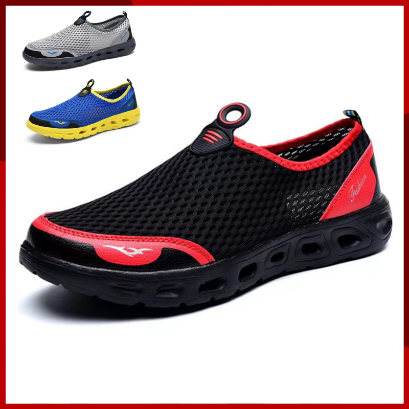2023 Mesh Upper Large Size 48 47 Aqua Shoes Men Breathable Aqua Shoes Rubber Upstream Shoes Woman Beach Sandals