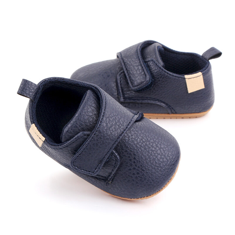 Sepatu Bayi Baru Lahir Sepatu Bayi Laki-laki Perempuan Sol Karet Kulit Klasik Antilicin Sepatu Bayi Perempuan untuk Bayi Belajar Berjalan
