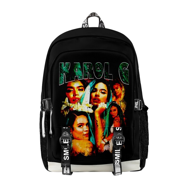Hot Karol G ransel 2023 tas sekolah gaya kasual ransel Wanita Pria anak perempuan anak laki-laki uniseks tas buku tas