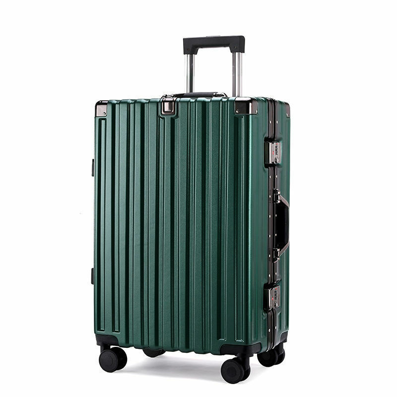 Багаж Новый Модный Универсальный алюминиевый каркас багаж среднего размера чемодан для путешествий модный пароль тележка