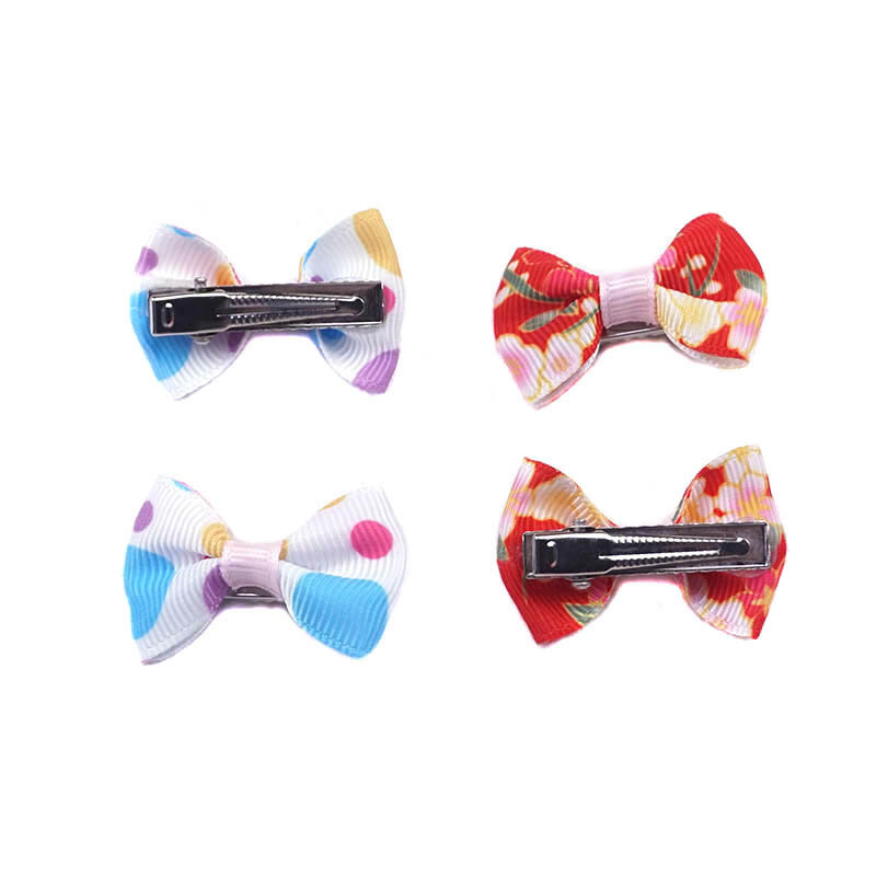 13 Kinds Of Style Dog Hair Bows Brand New Pet Grooming Accessories 10 Pcs/Lot Ribbon Bow With Alligator Clip Pet Christmas Gifts