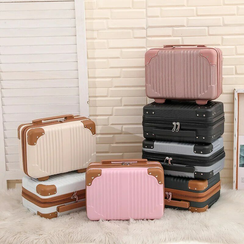 Kosmetik koffer, Koffer, 14-Zoll-Koffer, Kosmetik tasche, Geschenk box, kleiner Koffer, Geschenk box, Koffer