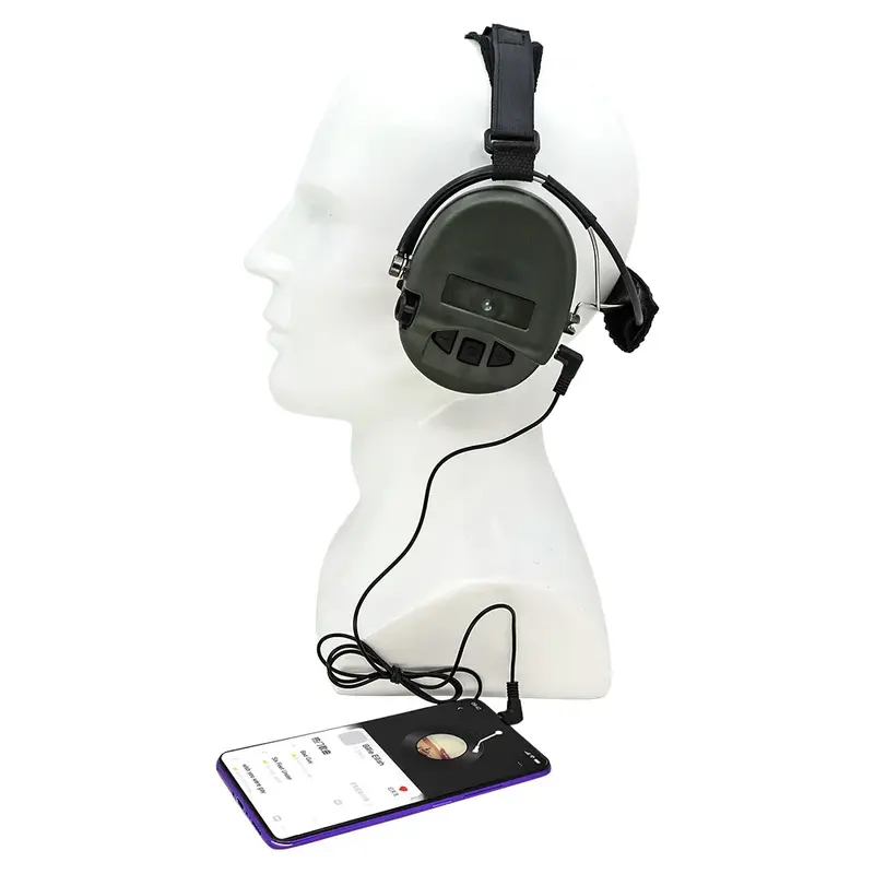 Liberador táctico II IPSC, almohadilla de Gel para auriculares, reducción de ruido, pastilla de sonido, orejeras electrónicas, SORDIN, Airsoft, cabezal de tiro