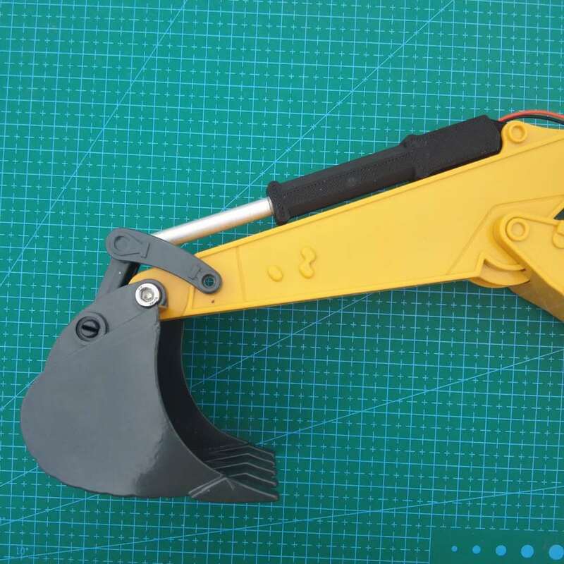 N20 Elektrische Pen Duwstang Graafmachine Dumper Model Accessoires Hoge Imitatie Cilinder Full Metal 3D Afdruksnelheid 5 Mm/s
