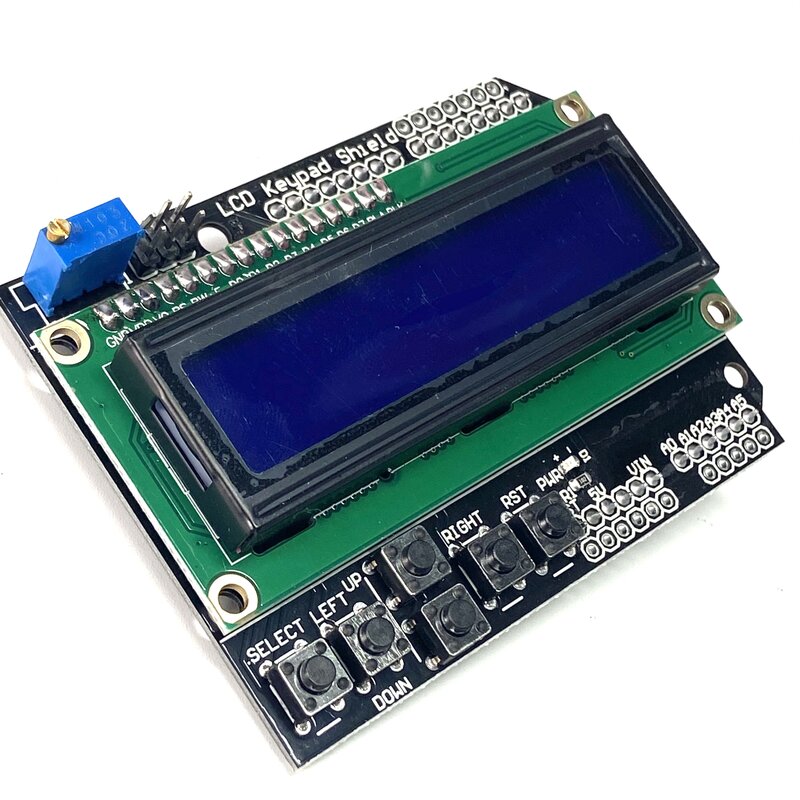 Carte d'extension d'entrée/sortie LCD à caractères LCD1602, bouclier de clavier LCD