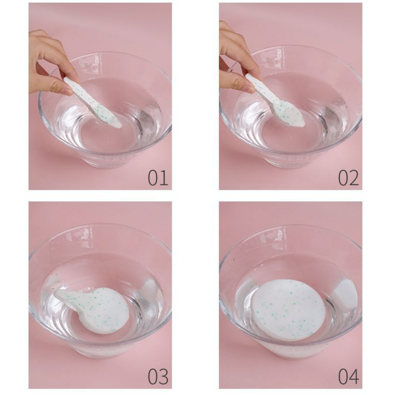 20pcs Compressed Face Wash Wash Face Sponge Clean Face Disposable Powder Puff Face Cleansing Cotton Pad Cleansing Beauty Strip