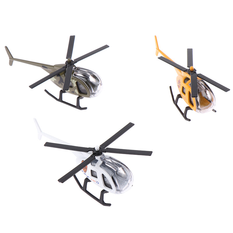 نموذج طائرة هليكوبتر من سبيكة صغيرة للأطفال ، مجموعة عسكرية ، زينة ، طائرة محاكاة ، هدية عيد ميلاد للأولاد