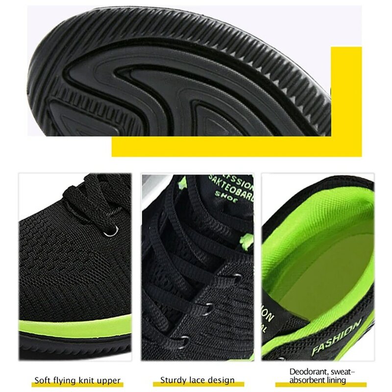 Uomo Running Walking Knit Shoes donna Fashion Casual Sneakers traspirante Sport Athletic Gym leggero