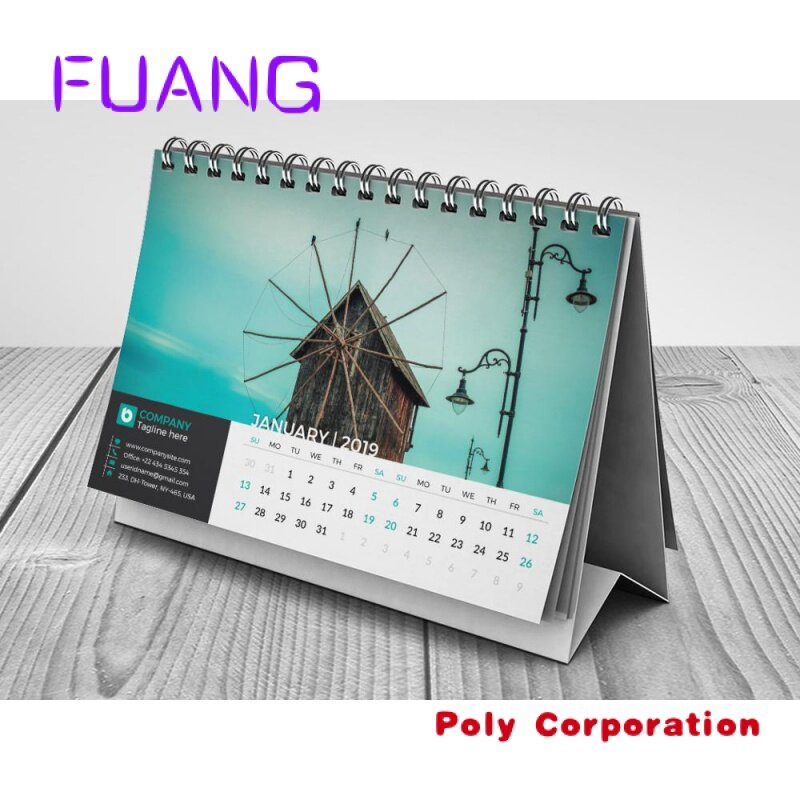 Custom  2020 Guangzhou Custom desktop calendar monthly printing