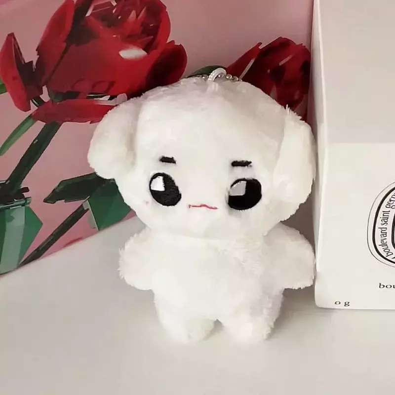 Kpop Idol Tyongya pluszowa lalka wypchane białe breloczki dla szczeniąt
