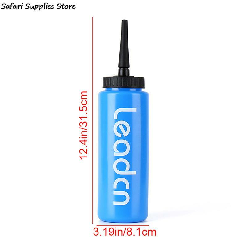 1Pc 1000ML 5 Colors Sports Water Bottle with Long Straw Leak-proof Bottles Ice Hockey Football Bottles Sports Accessories