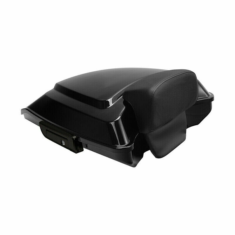 Motorcycle Razor Pack Trunk with Latch Backrest For Harley Tour Pak Touring Street Glide Electra Glide 2014-2022 2019 2021 2018