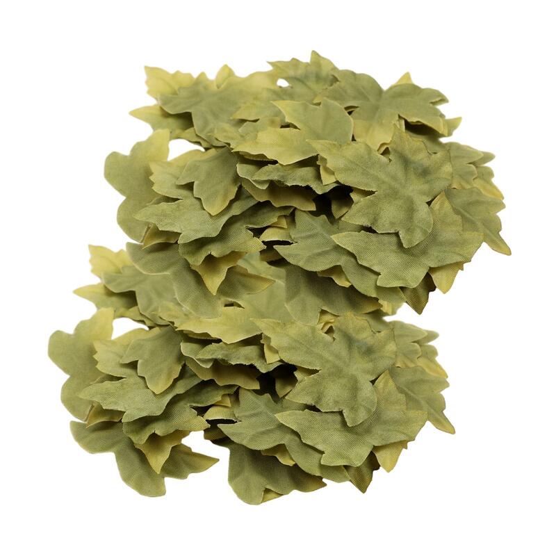 200x foglie di acero artificiale dispersione romantica foglie di acero per Scrapbooking centrotavola di san valentino Bouquet floreale casa