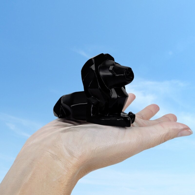 Khuôn nhựa làm nến sư tử, Khuôn nhựa Epoxy động vật 3D để đúc đồ trang trí