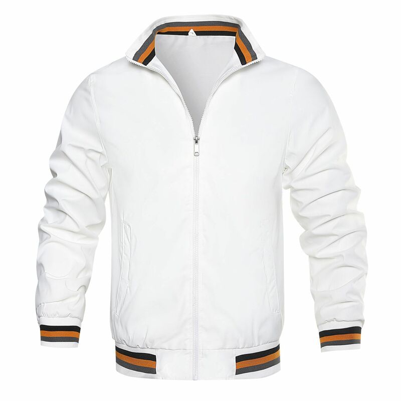 Quality Bomber Casual Jacket Men Autumn Zipper Outerwear Mandarin Sportswear Mens Jackets for Male Windbreaker Coats Spring